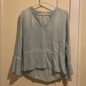 Denim blouse